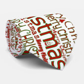 Cravate de Joyeux Noël - une plus grande (Roulé)