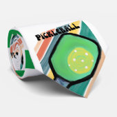 Cravate de la balle de chiche homme pagaie vert bl (Roulé)