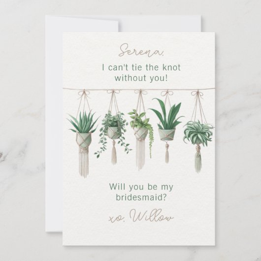 Cravate de la carte de proposition de la femme d'P (Devant)