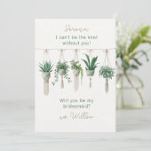 Cravate de la carte de proposition de la femme d'P (Debout devant)