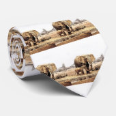 Cravate de la famille des éléphants (Roulé)