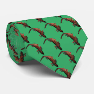 Cravate de la faune de Lizard