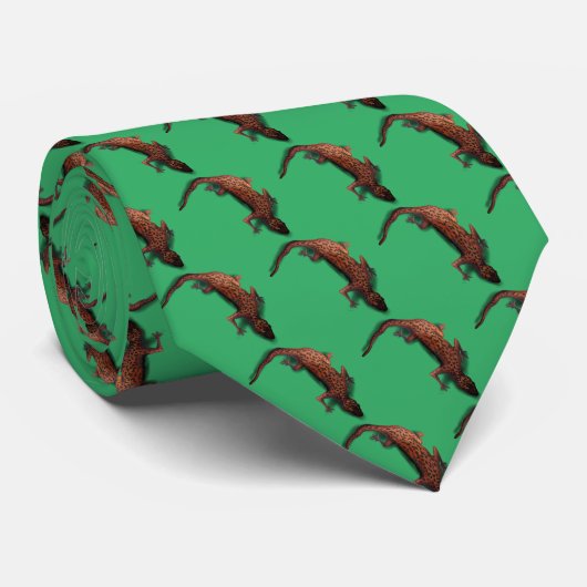 Cravate de la faune de Lizard (Roulé)