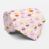 Cravate de la fête de Cupcake (Roulé)