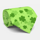 Cravate de la fête du shamrock St. Patrick (Roulé)