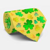Cravate de la fête du shamrock St. Patrick (Roulé)