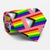 CRAVATE de la fierté LGBTQ+ (Roulé)
