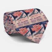 Cravate de la guerre mondiale d'avion des USA 2 (Roulé)
