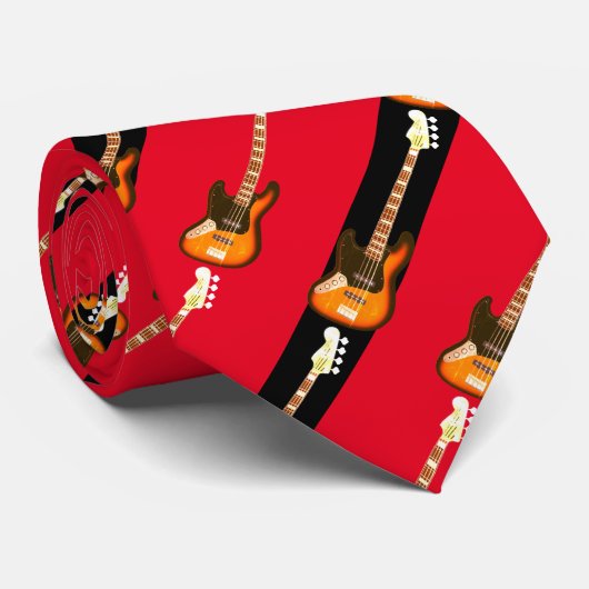 Cravate de la guitare basse (Roulé)