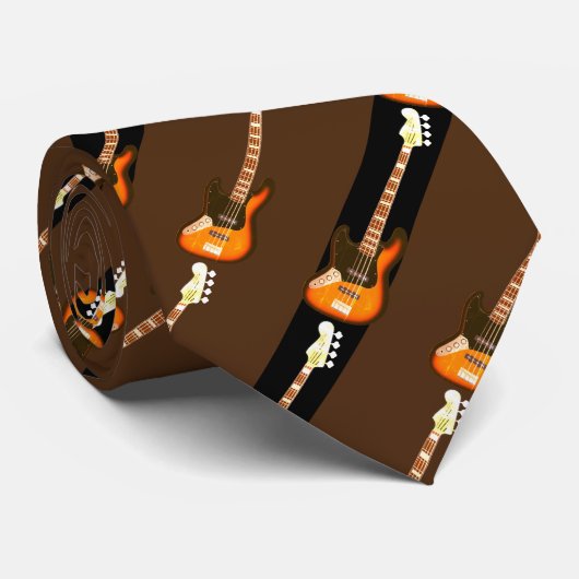 Cravate de la guitare basse (Roulé)