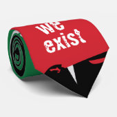 Cravate de la Palestine - nous existons (Roulé)