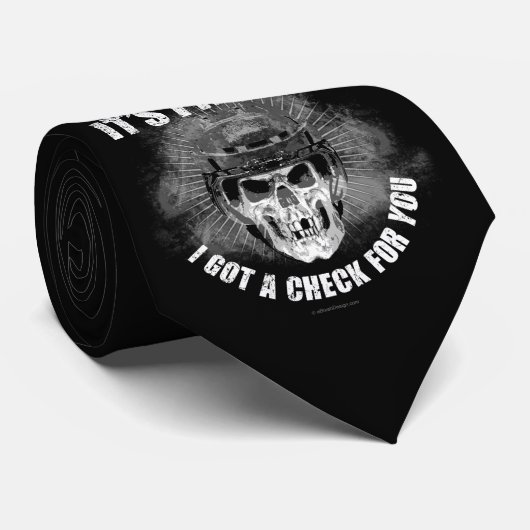 Cravate de la paye de hockey (Roulé)