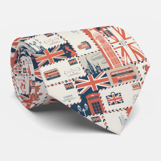 Cravate de la Poste de Londres (Roulé)