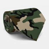 Cravate de la région boisée CAMO (Roulé)