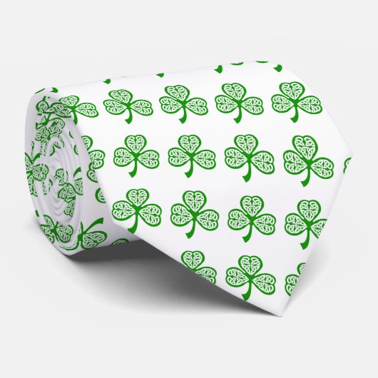 Cravate de la Saint-Patrick, Shamrock celte (Roulé)
