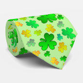 Cravate de la Saint-Patrick Trèfle (Roulé)
