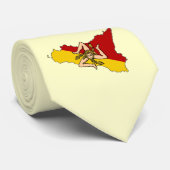 Cravate de la Sicile Trinacria (Roulé)