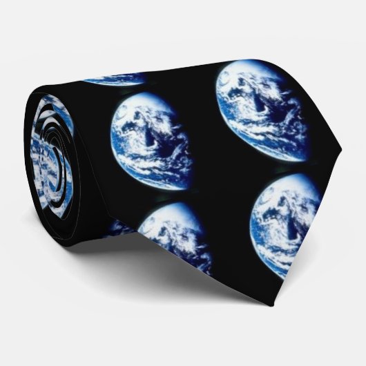 Cravate de la terre de planète (Roulé)