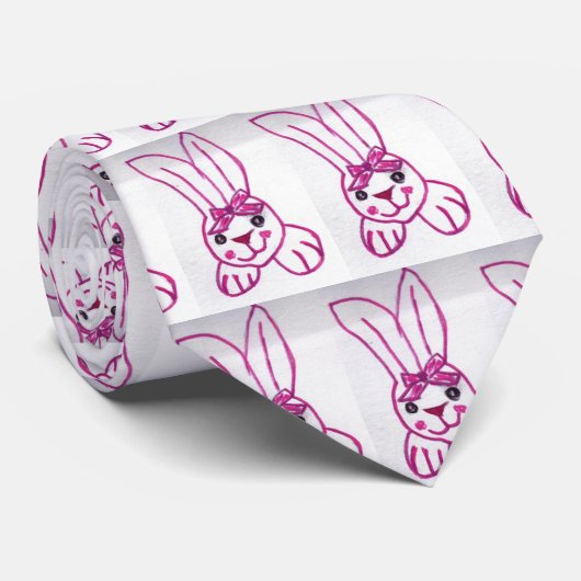 Cravate de lapin de Pâques (Roulé)