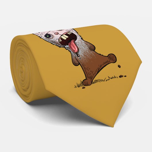 Cravate de lapin de zombi (Roulé)