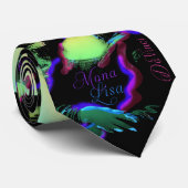 Cravate de l'art 1 de Mona Lisa (Roulé)