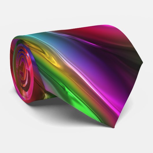 Cravate de l'art abstrait 14 (Roulé)