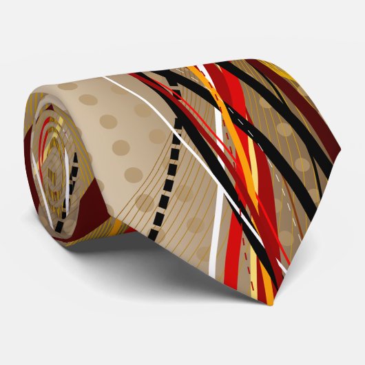 Cravate de l'art Abstrait 33 (Roulé)