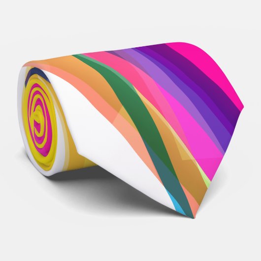 Cravate de l'article 7 Abstrait (Roulé)