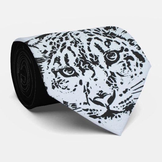 Cravate de léopard de neige (Roulé)