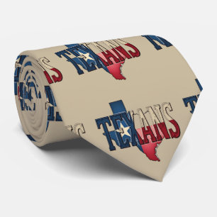 Cravate de l'équipe de sports texans