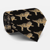 Cravate de lézard de désert de crapaud de Horney (Roulé)