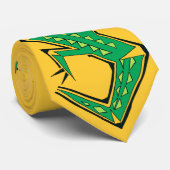 CRAVATE DE LÉZARD VERT (Roulé)