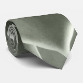 Cravate de l'homme Sage Plante vert (Roulé)
