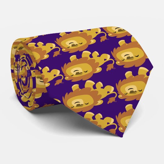 Cravate de Lion azy en caricature (Roulé)