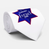 Cravate de l'ISRAËL de soutien (Roulé)