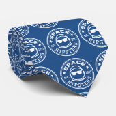 Cravate de logo de hippies de l'espace (Roulé)