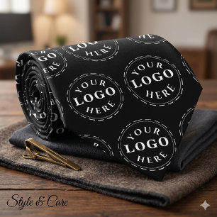 Cravate de logo de marque parfait pour l'usure d'e