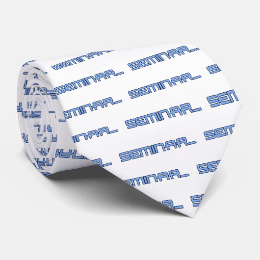 Cravate de logo de séminaire (Roulé)