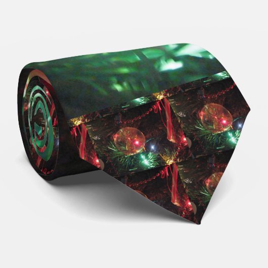 Cravate de lumières de Noël (Roulé)