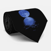 CRAVATE DE LUNE BLEUE (Roulé)