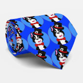 Cravate de magicien de Boston Terrier (Roulé)