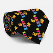 Cravate de mains et d'épines de chiroprakteur (Roulé)