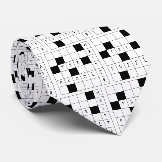 Cravate de maître de puzzle (Roulé)