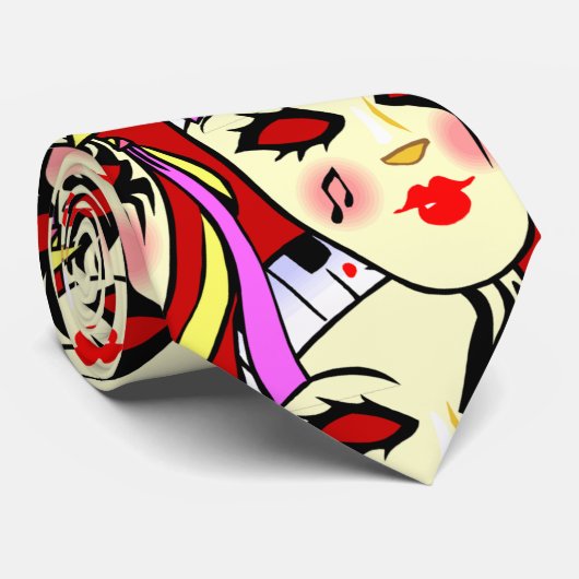 Cravate de mardi gras (Roulé)