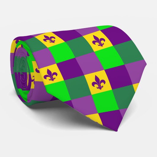 Cravate de mardi gras (Roulé)