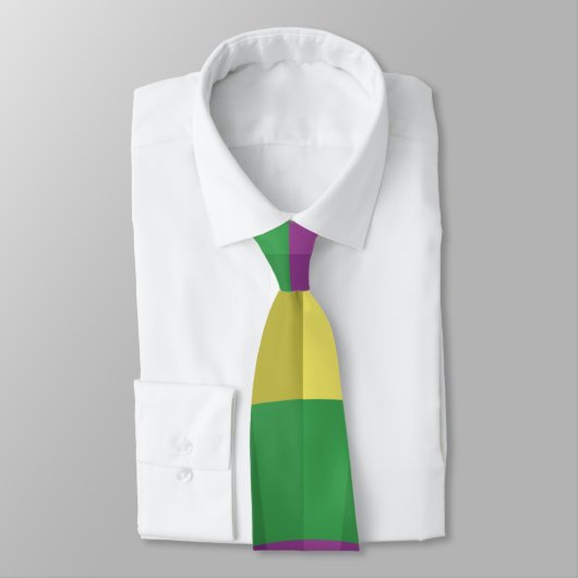 Cravate de Mardi Gras Illusion (Attaché)