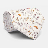 Cravate De Mariage De Rust Orange Terracotta Et Cr (Roulé)