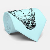 Cravate de masque de gardien de hockey (Roulé)