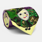 Cravate de masques de mardi gras grande) ( (Roulé)