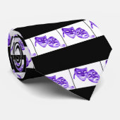 Cravate de masques de théâtre (Roulé)